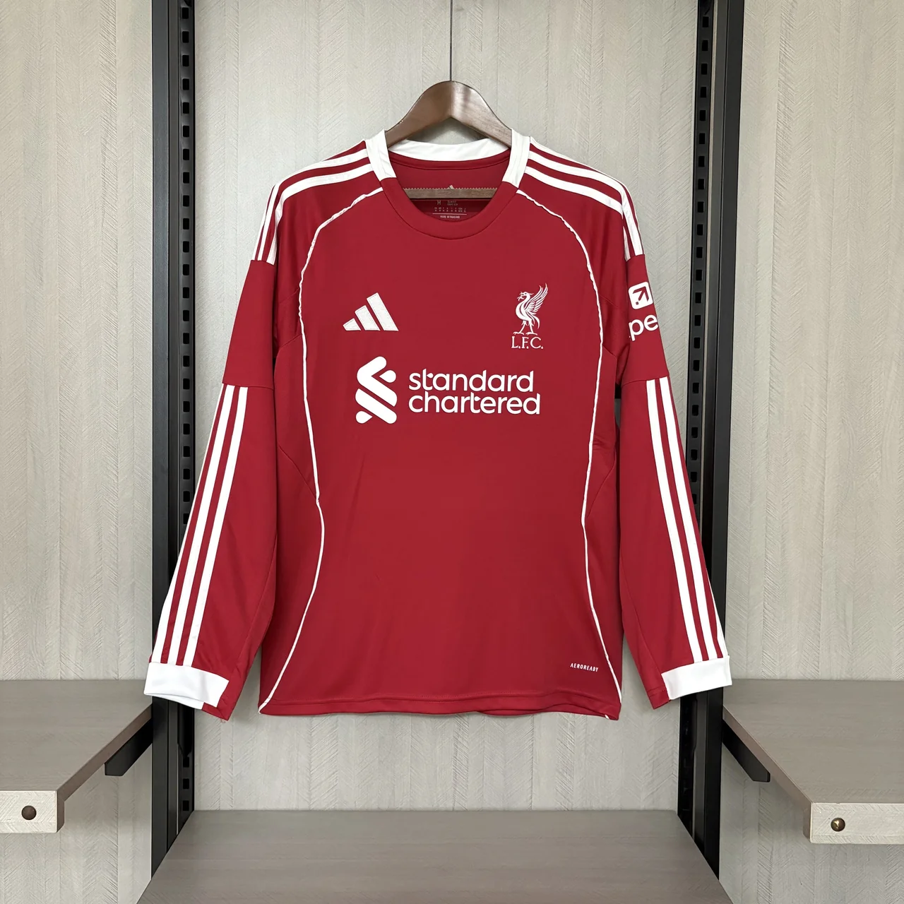 Liverpool Titular 2025-26 Manga Larga, foto 1