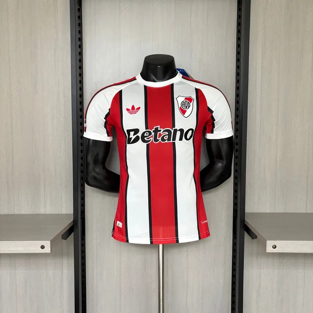 River Plate Edición Especial Rayas Rojas y Blancas 2026-27 Versión Jugador